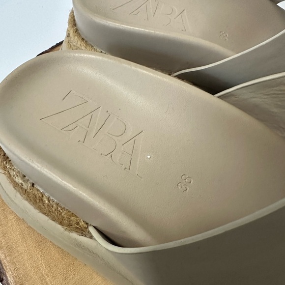 👡 ZARA Light Tan Sandals 👡 - Picture 3 of 10